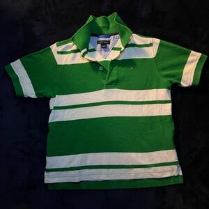 Tommy Hilfiger Green Striped Shirt